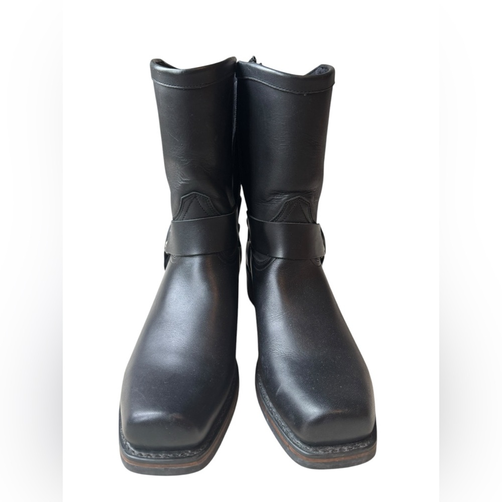 NWOT Dingo Black Leather Dean Riding Boots - Picture 8 of 10